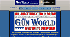 Desktop Screenshot of gunworldburbank.com