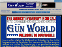 Tablet Screenshot of gunworldburbank.com